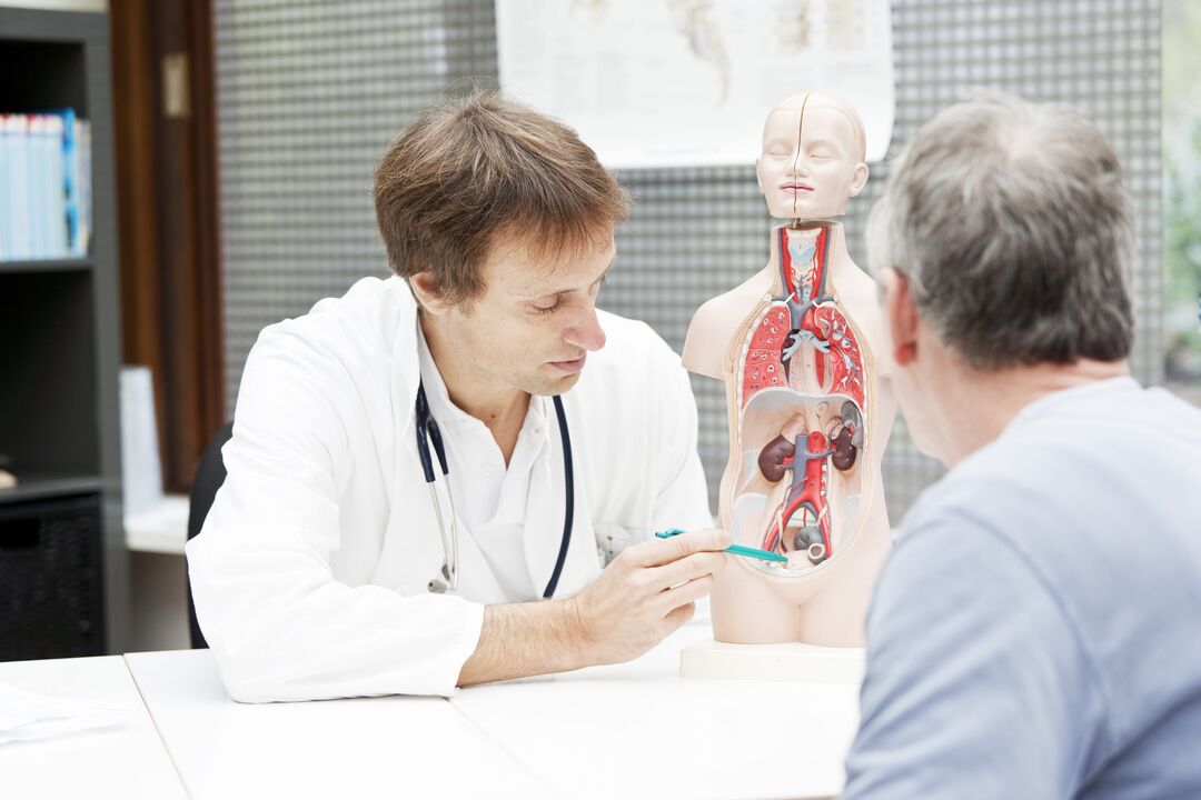 konsultācija ar ārstu par prostatītu